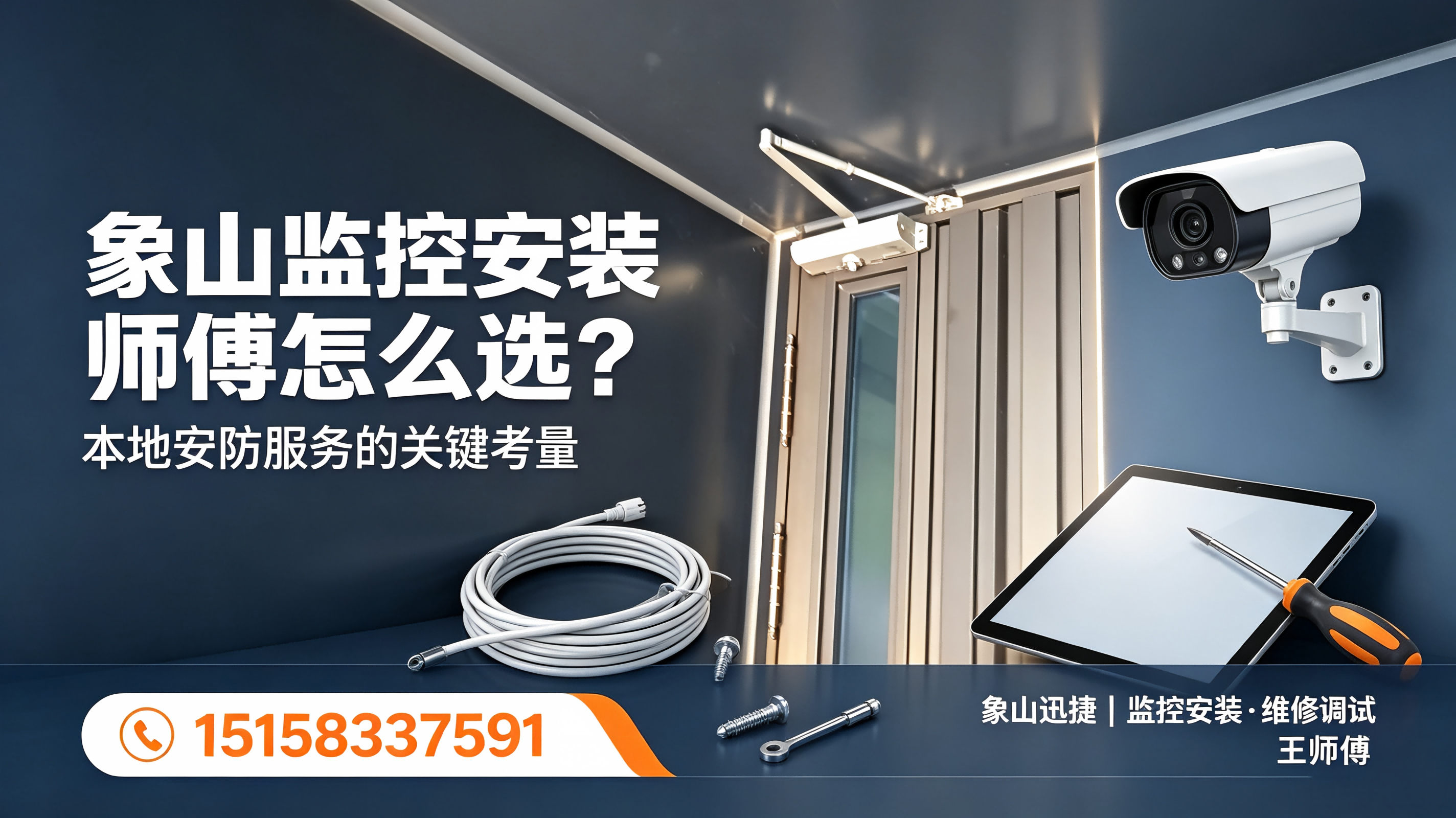 象山监控安装师傅怎么选？本地安防服务的关键考量