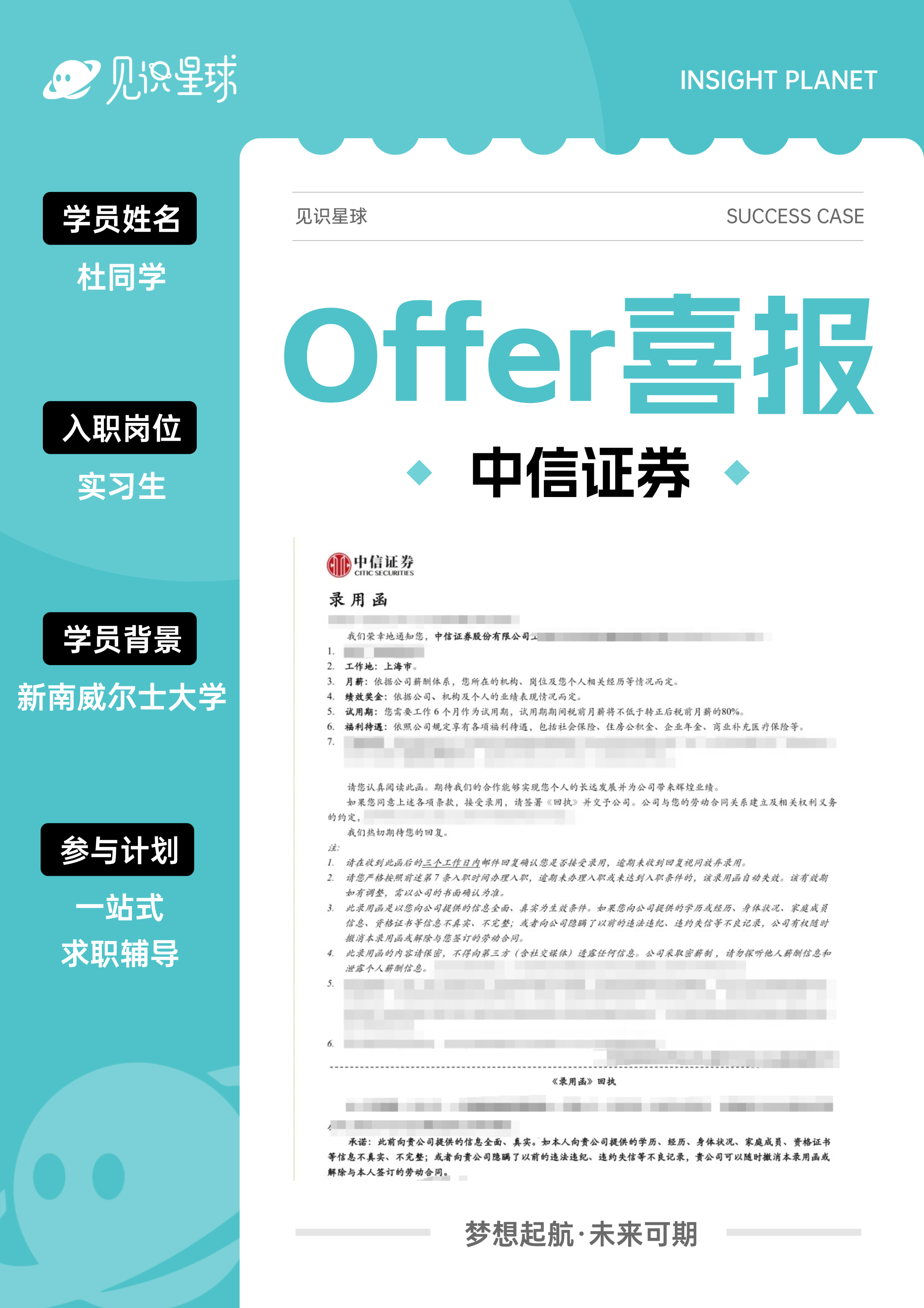 金融行业Offer展示