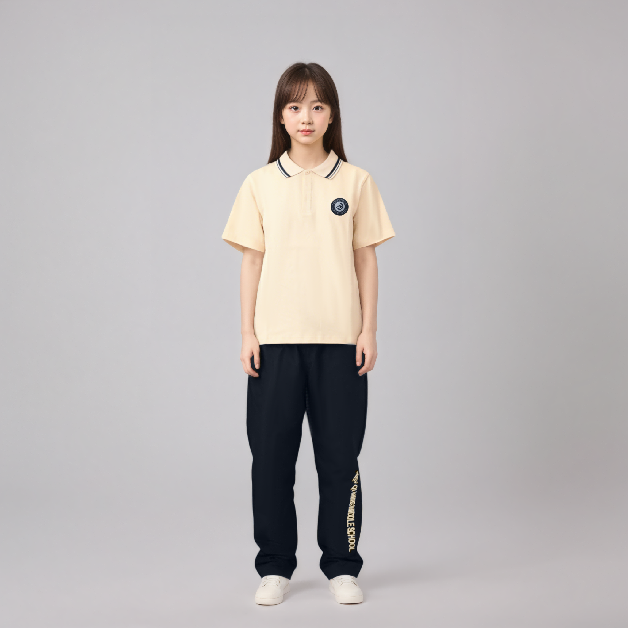 短袖长裤校服