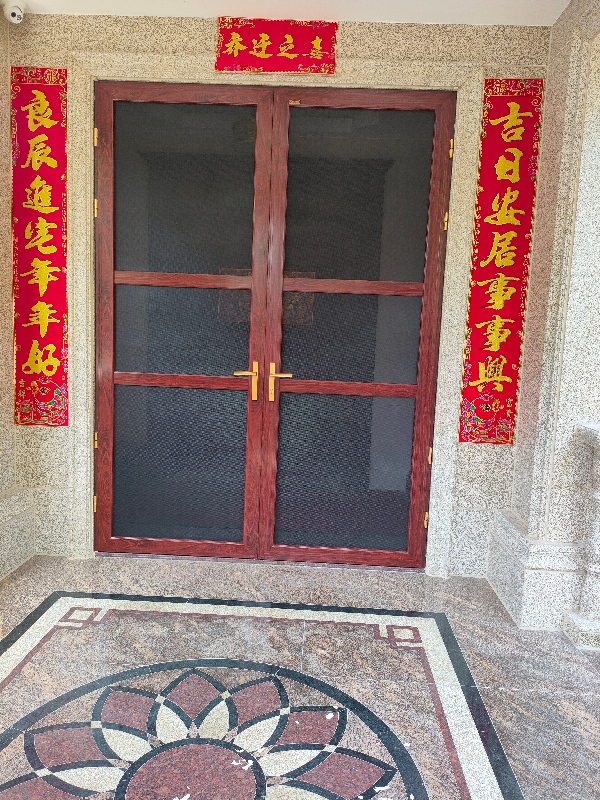 平开纱门 - 别墅入户防蚊纱门定制 - 湖南御锦皇纱窗工厂