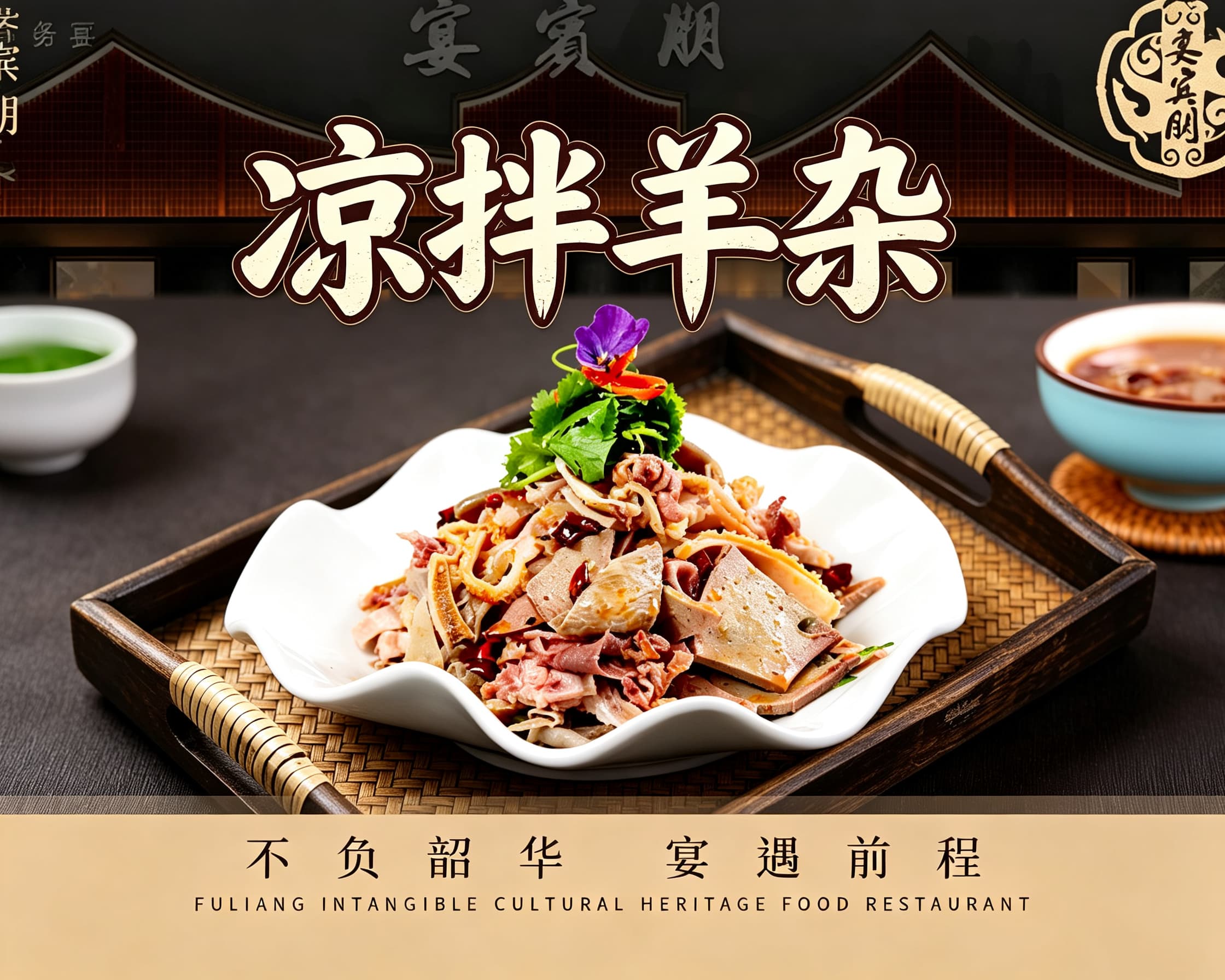 凉拌羊杂