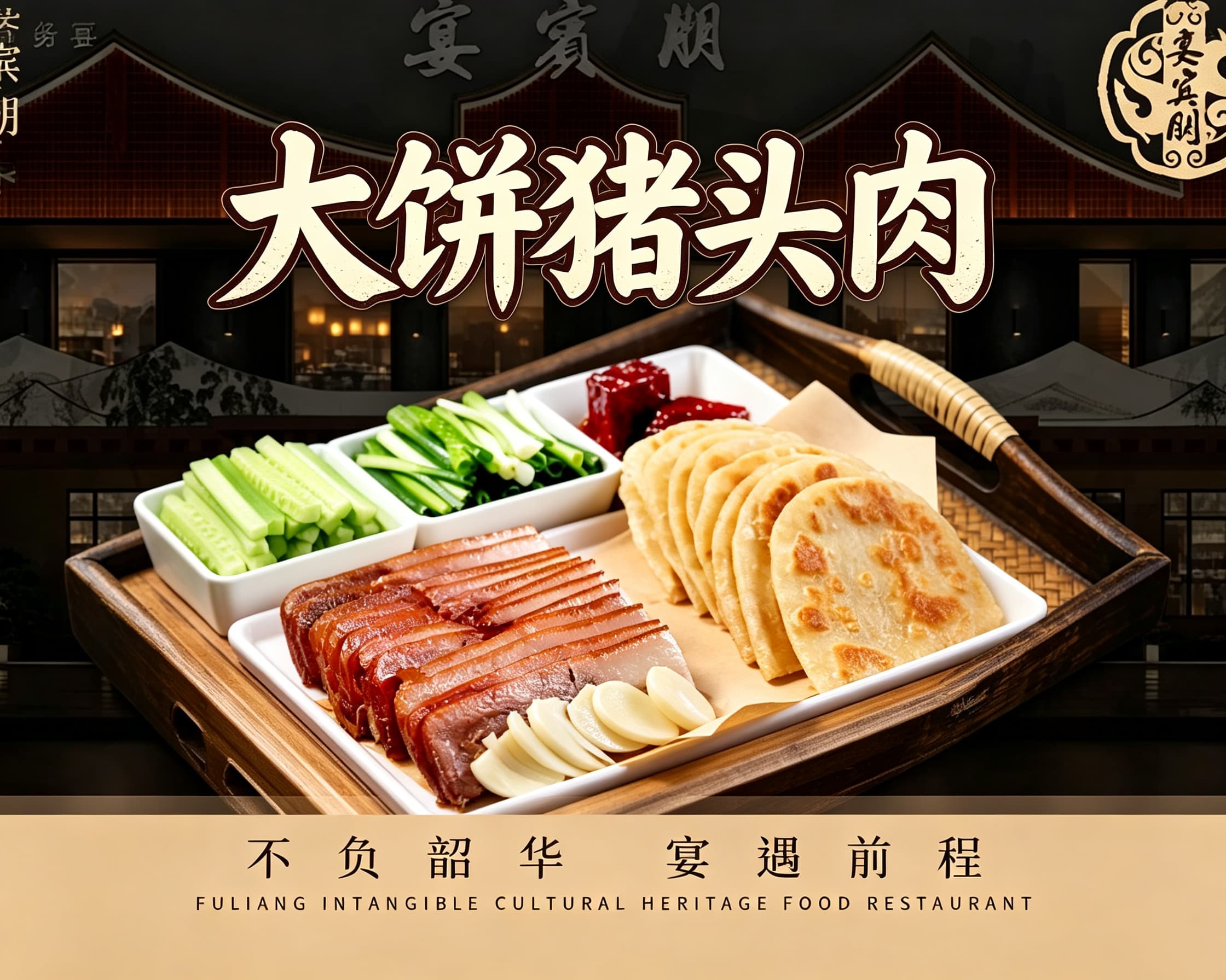 大饼猪头肉