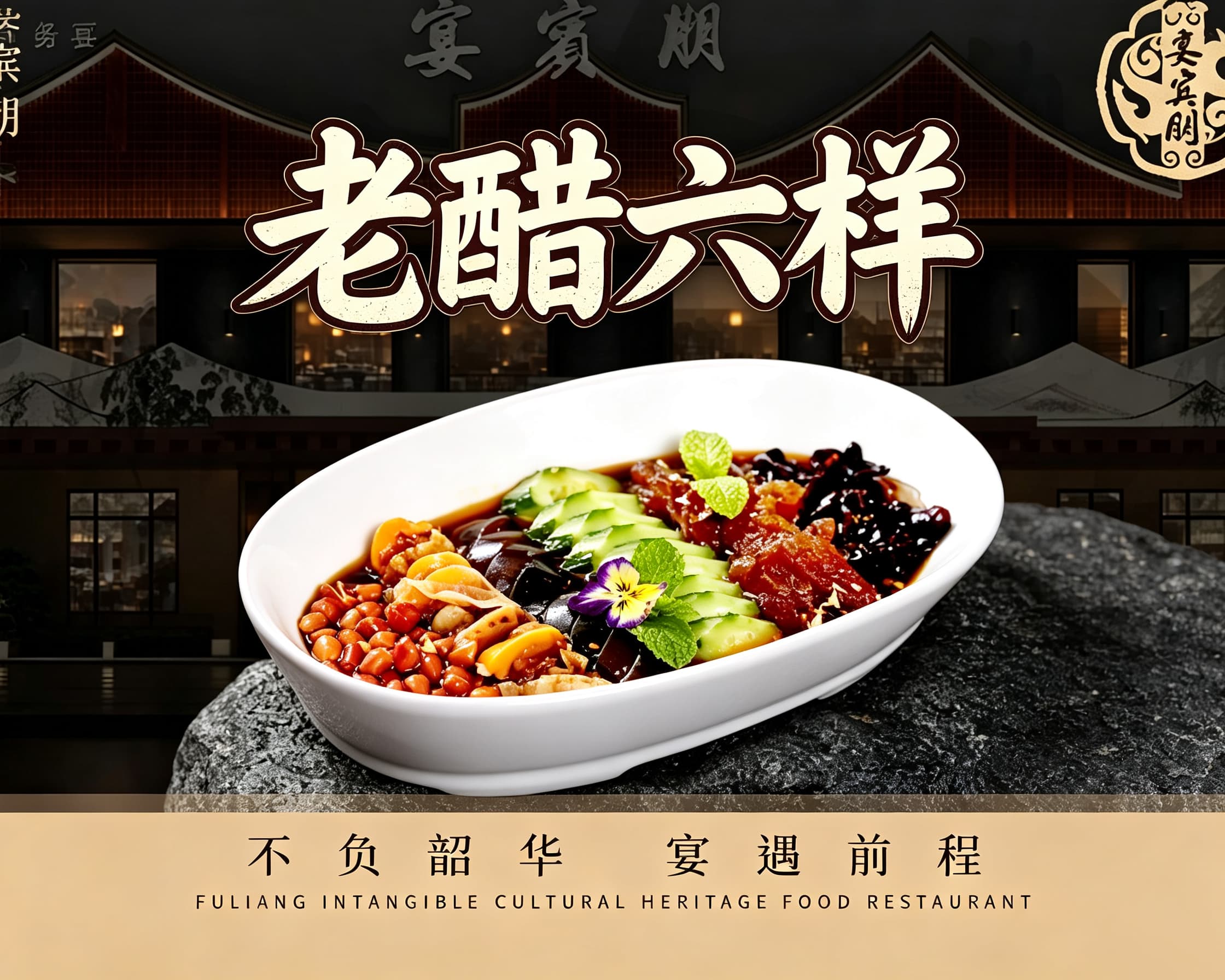 老醋六样
