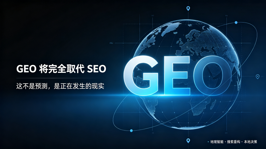 这不是预测，不是迭代，是正在发生的现实，是终结：GEO正式接管数字世界