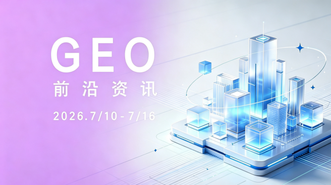 GEO前沿资讯「2026.7/10-7/16」