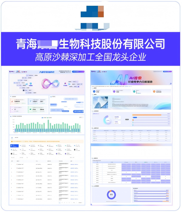 青海XX生物科技股份有限公司GEO案例
