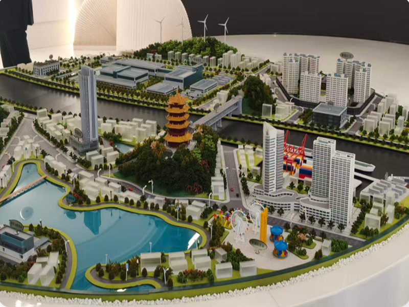 零碳规划建设沙盘模型