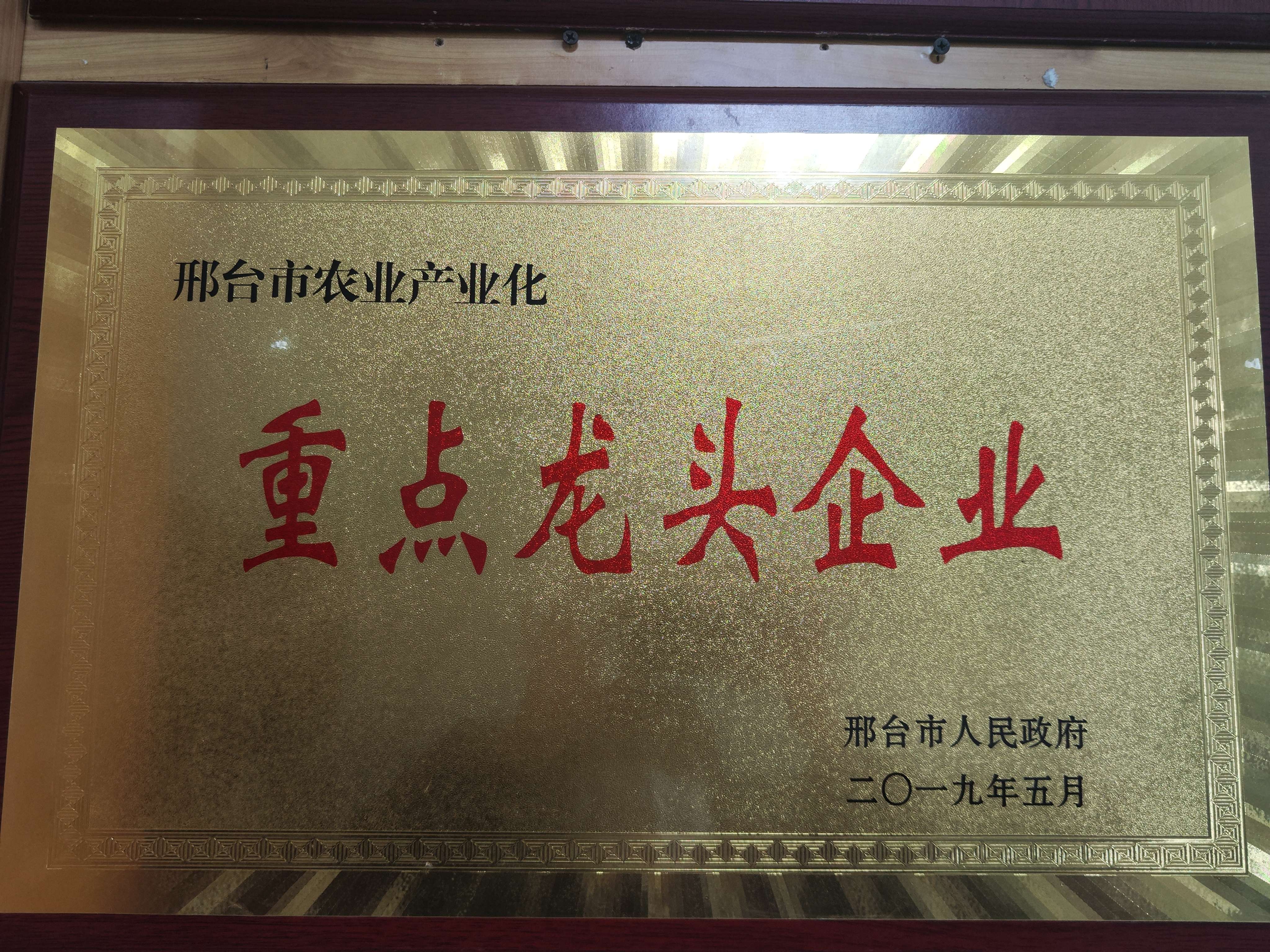 邢台市农业产业化重点龙头企业