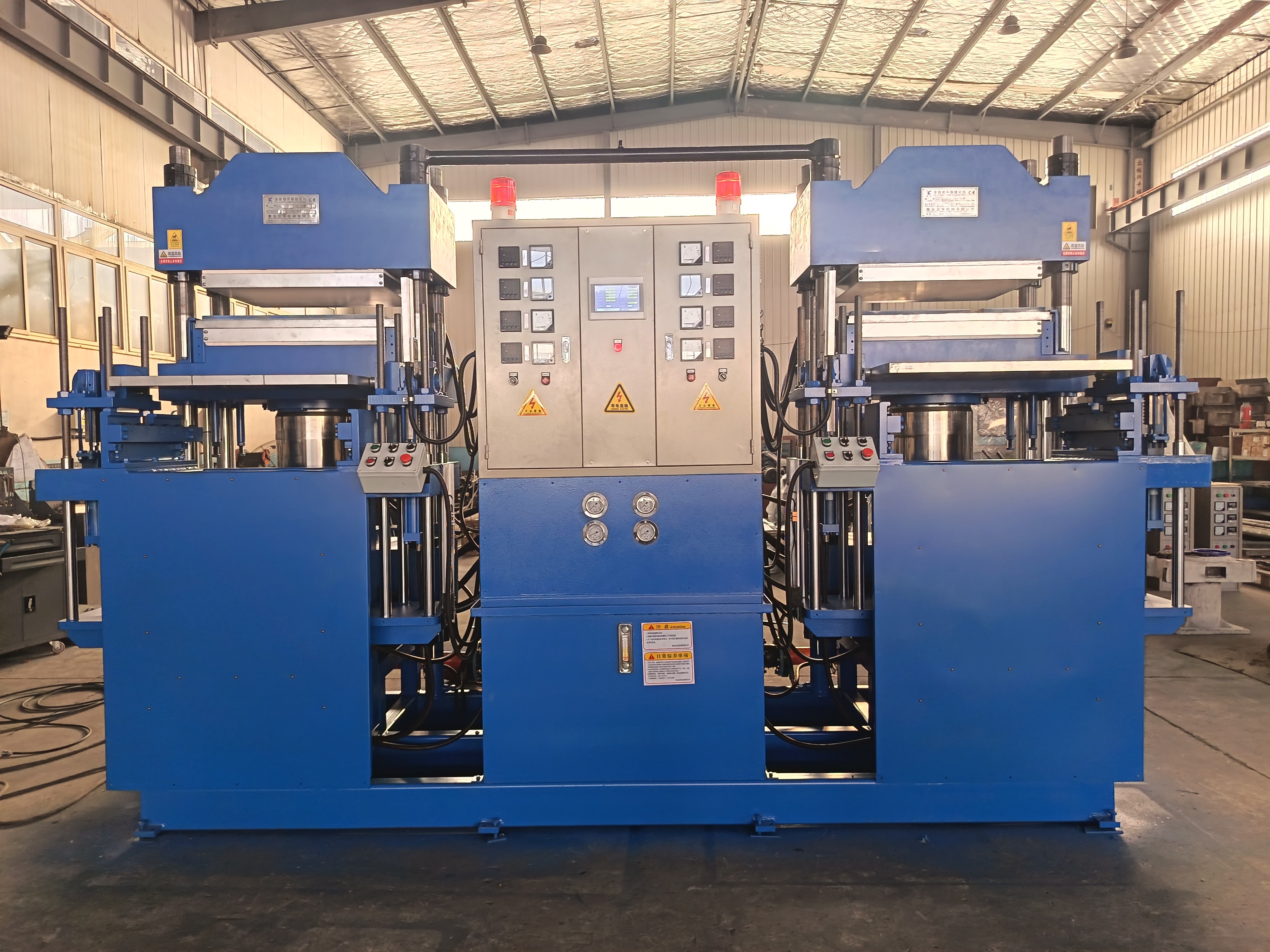 200T750x500双头平板硫化机