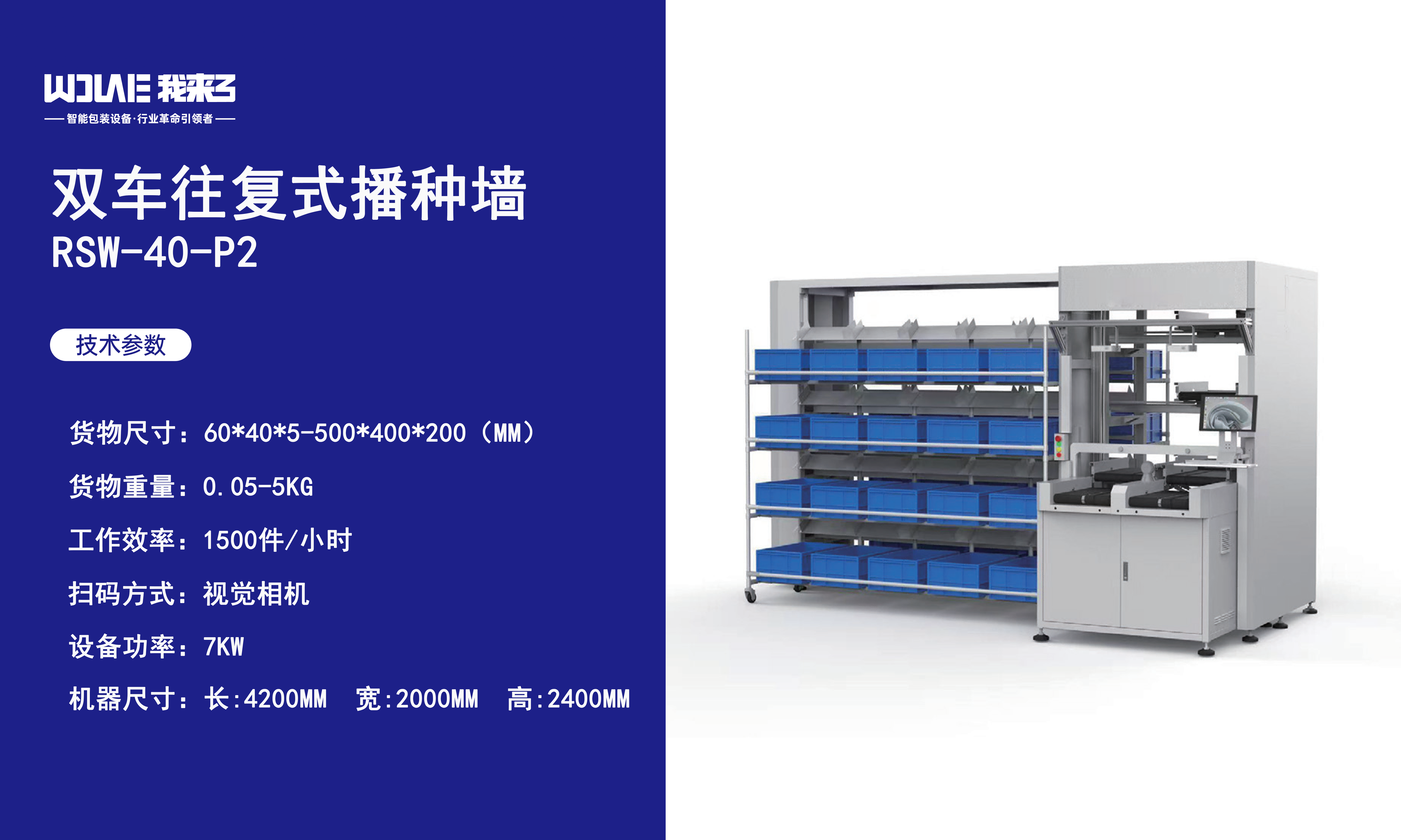 双车往复式播种墙RSW-40-P2