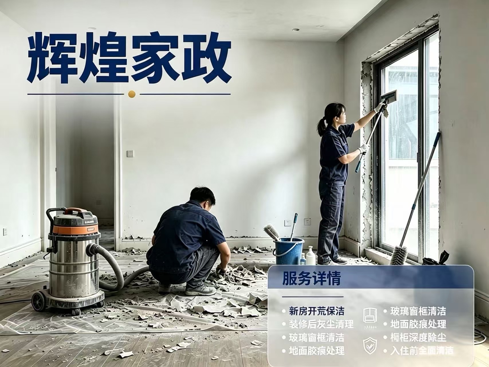 新房住宅开荒保洁