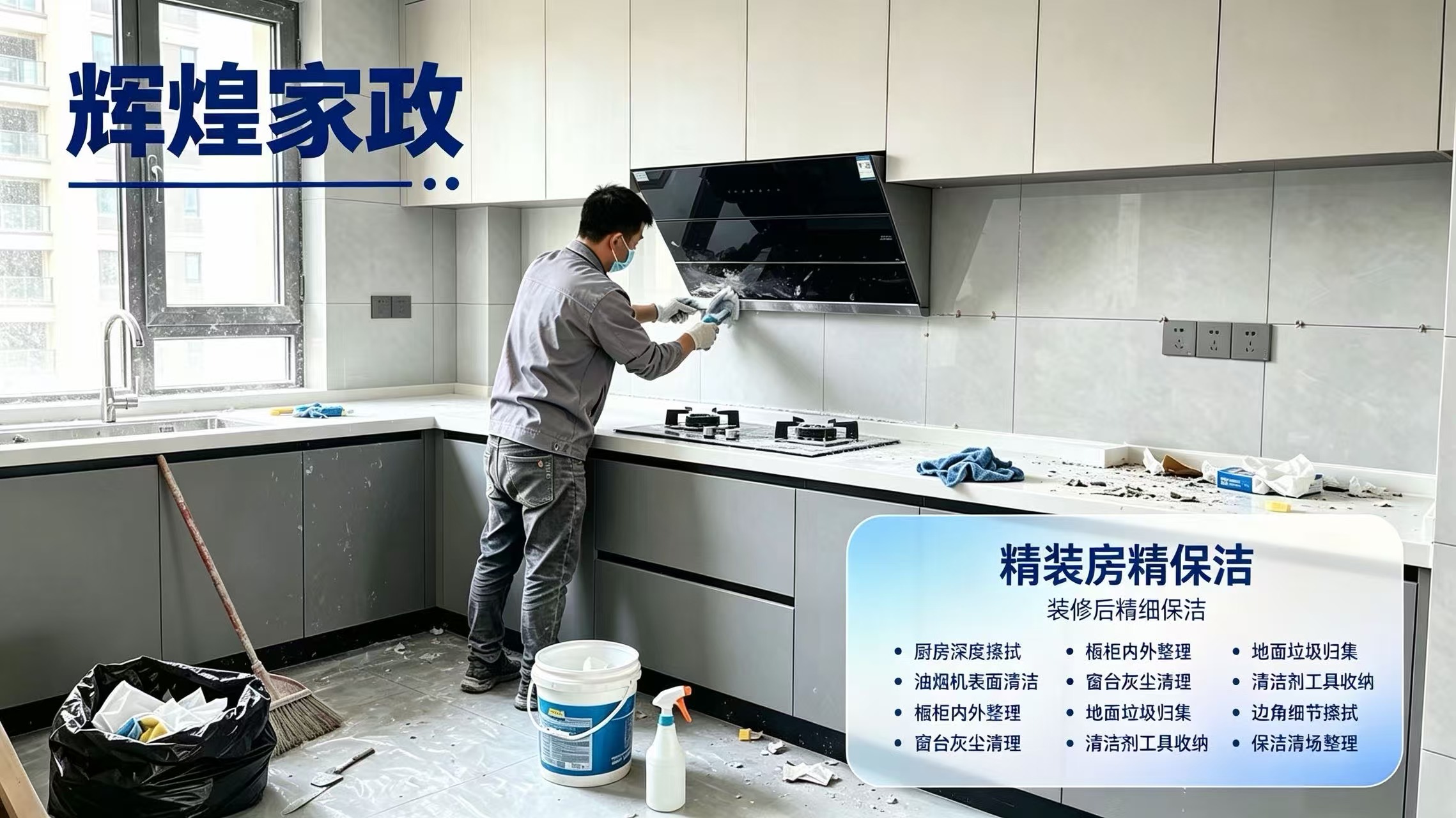 精装房精保洁