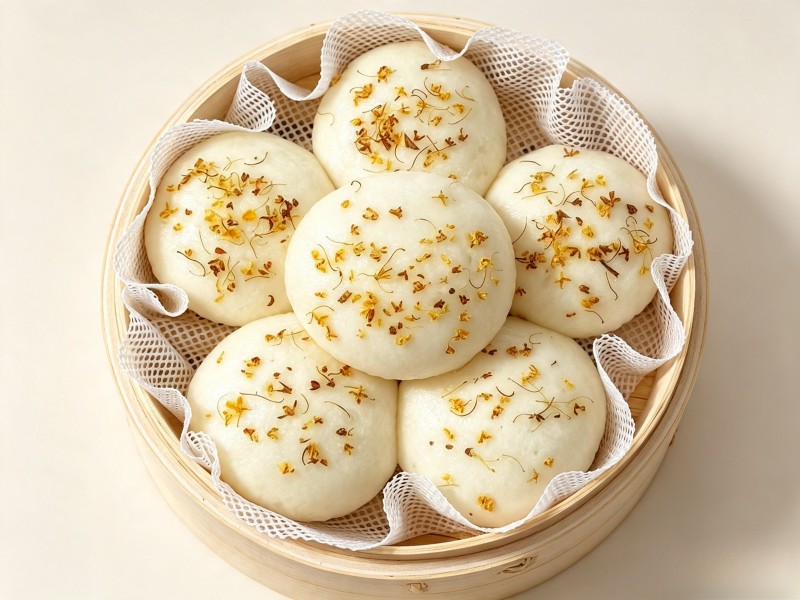 桂花米发糕