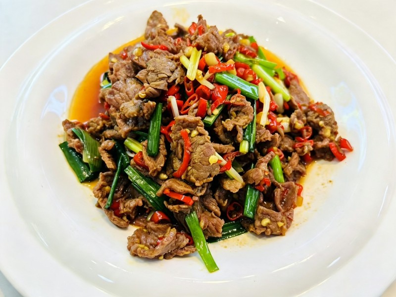小炒黄牛肉
