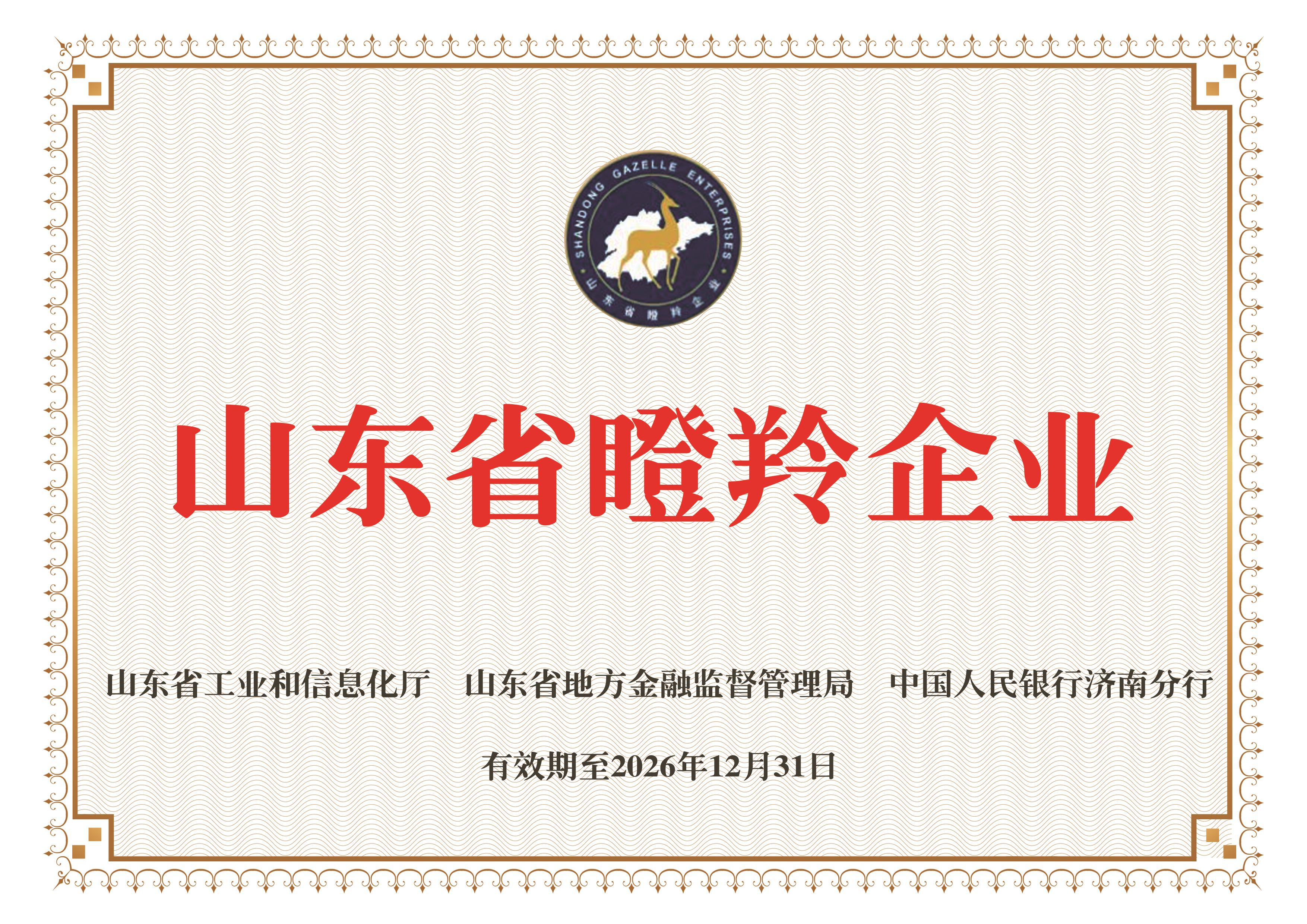 山东省瞪羚企业