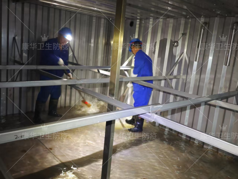常州市某小区物业高层二次供水水箱 水箱清洗