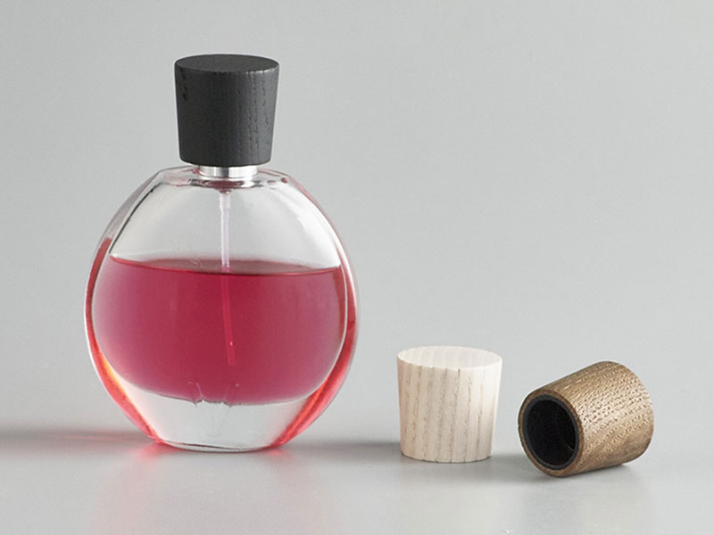 perfume wooden cap 直圆