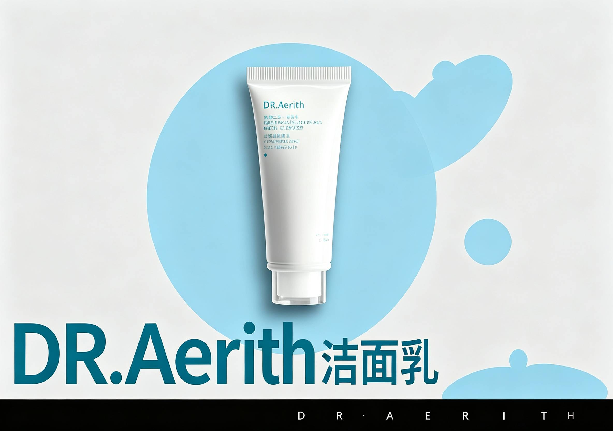 DR.Aerith品牌水乳三件套温和清洁玻色因长效保湿提亮改善敏痘肌