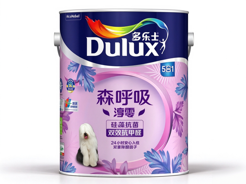 长沙多乐士森呼吸淳零硅藻抗菌双效抗甲醛 5 合 1 墙面漆