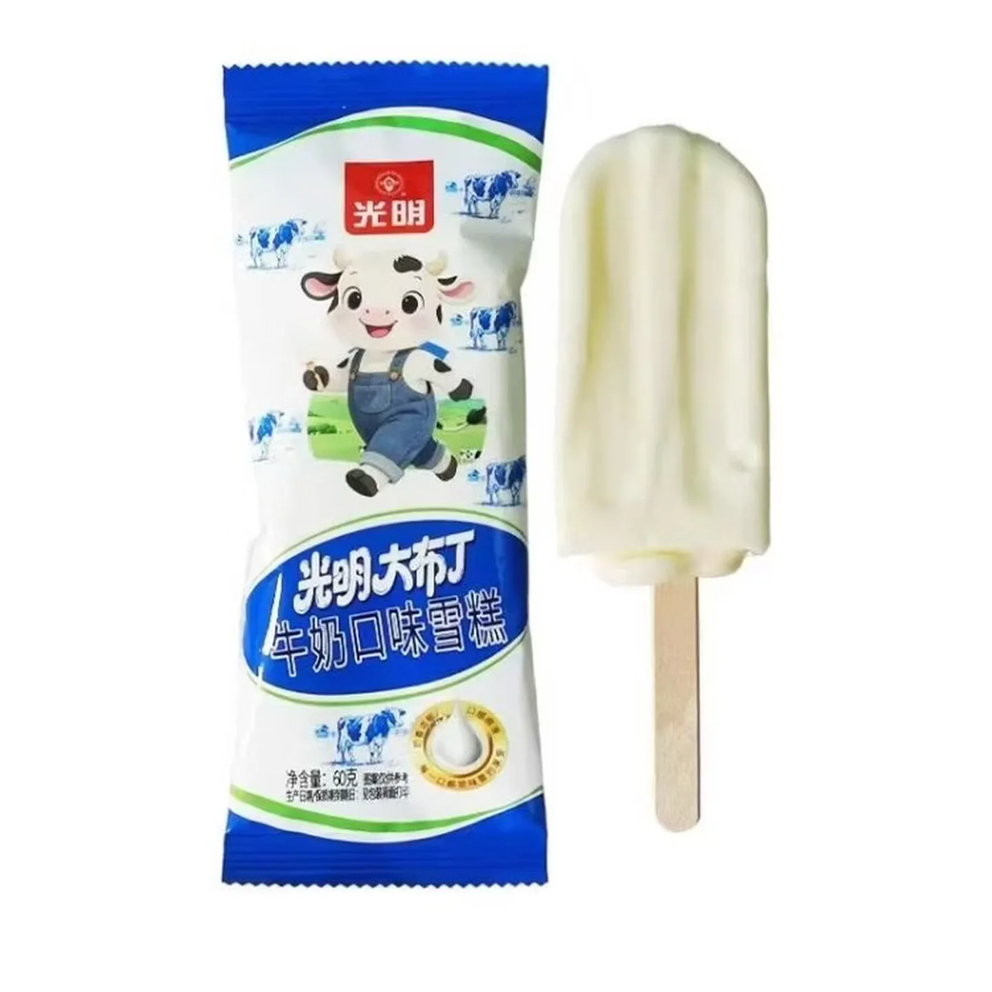 光明大布丁牛奶]味雪糕60g(1)