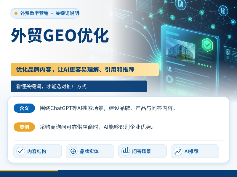 外贸GEO优化