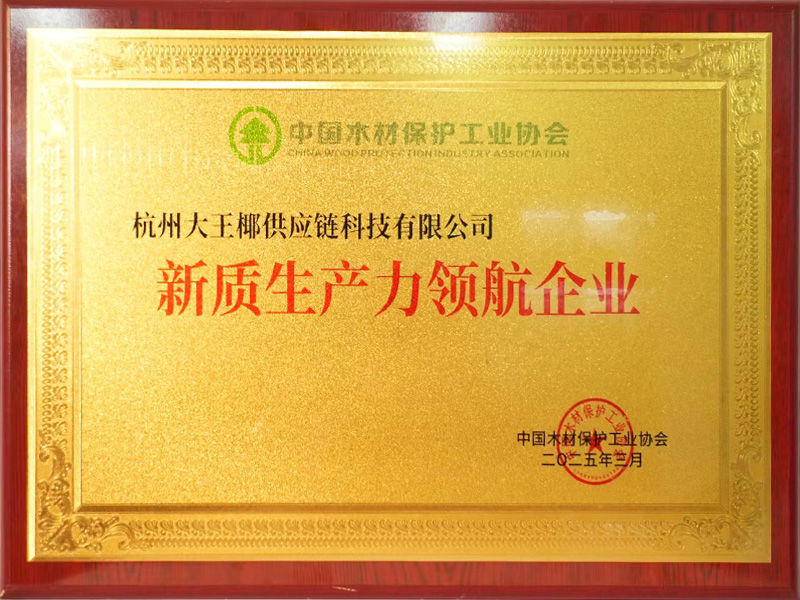 杭州大王椰供应链科技有限公司  新质生产力领航企业