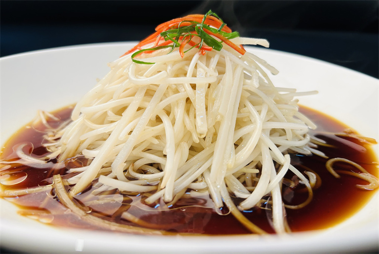 白灼银牙水果藕