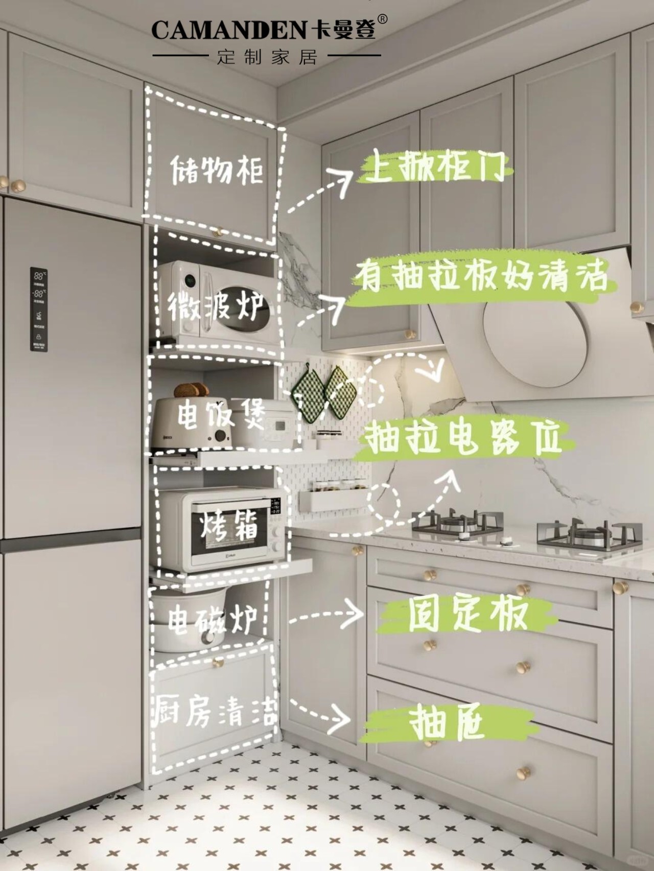 厨房多功能收纳定制橱柜