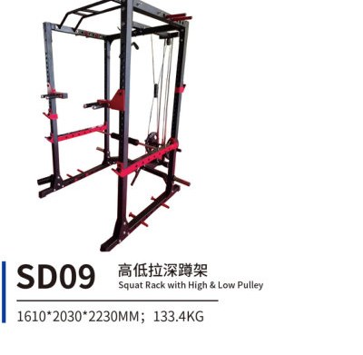 SD09 高低拉深蹲架