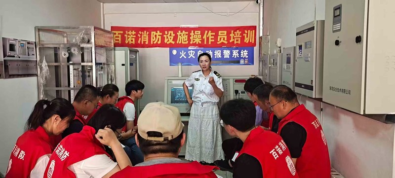 火灾自动报警系统实训现场