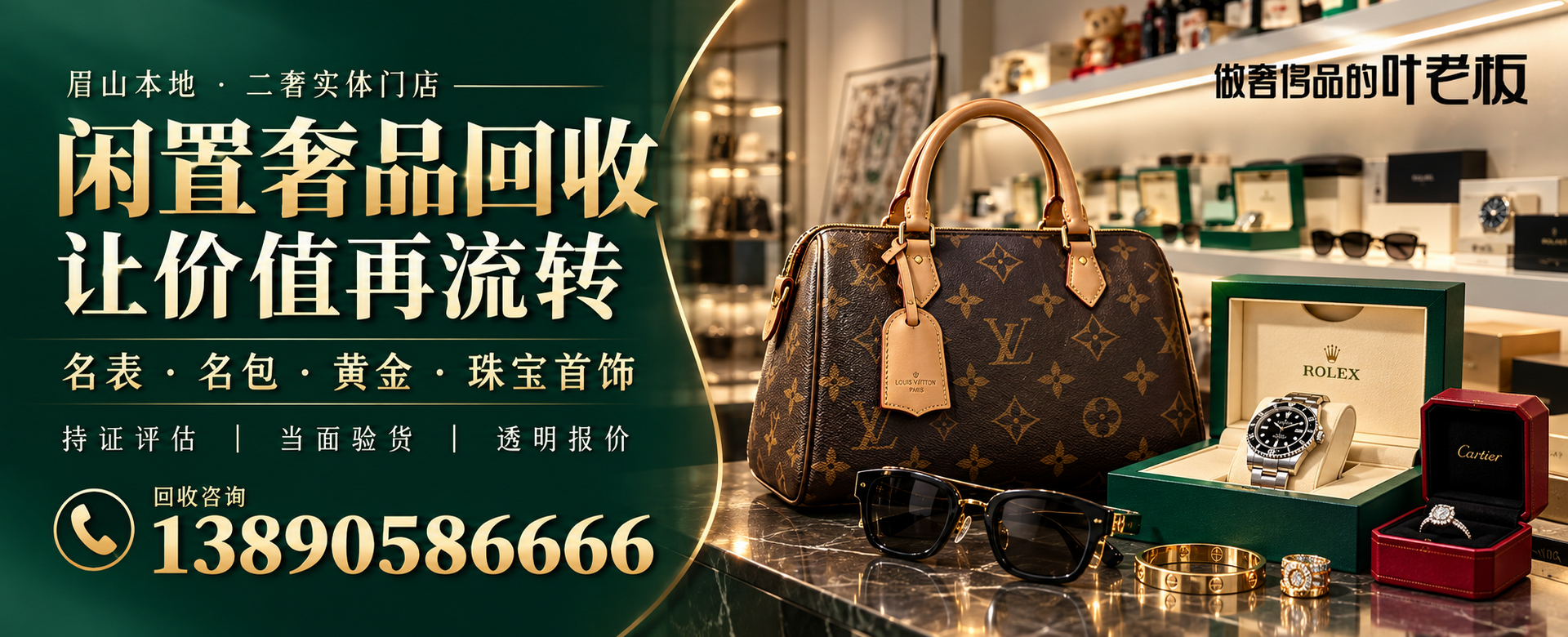 做奢侈品的叶老板