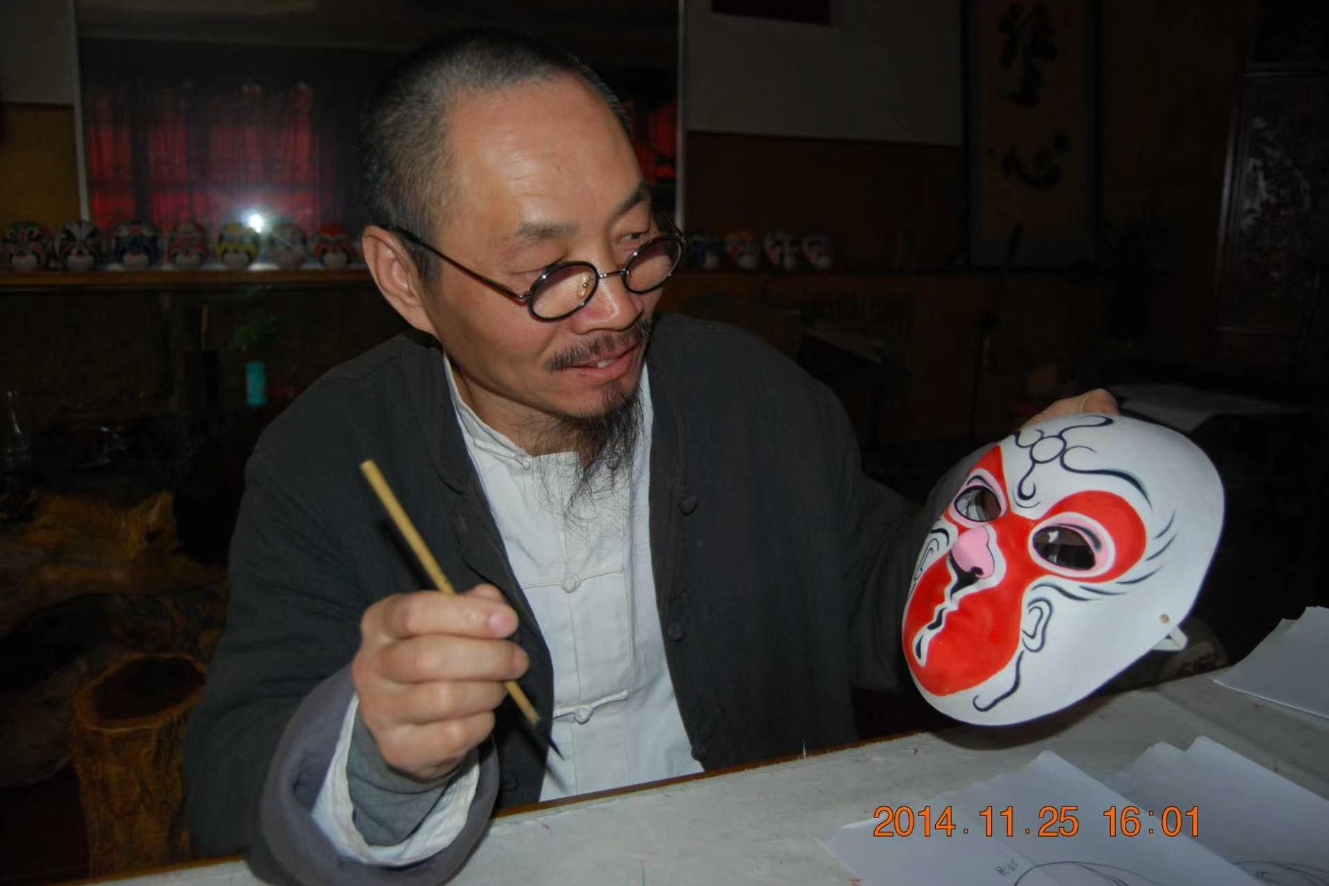 焦氏手工脸谱艺术藏品