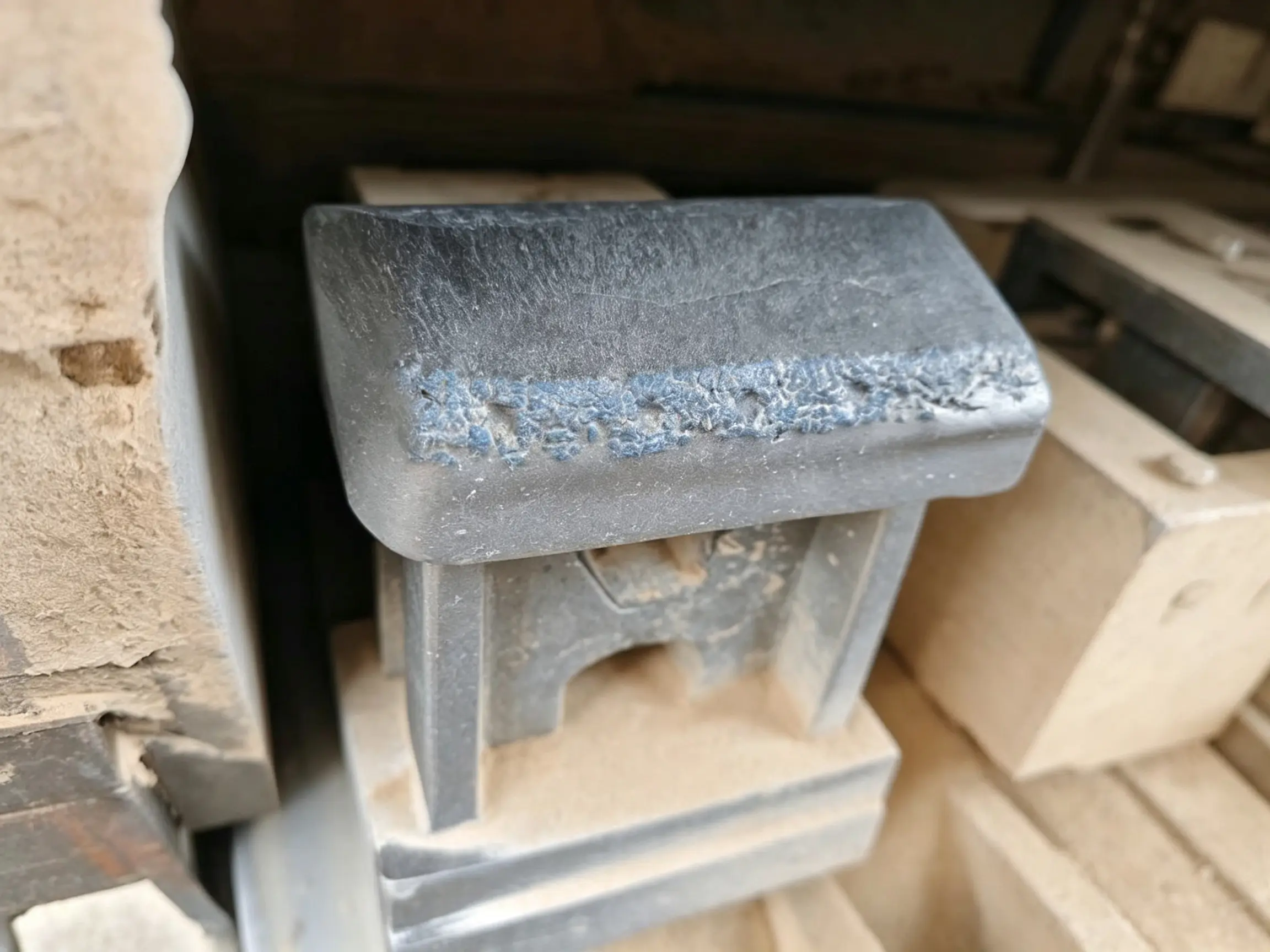 MC合金1号钨钢板凳锤——使用九天后