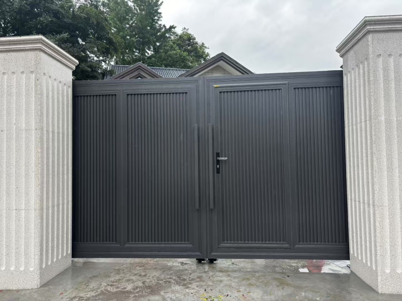 别墅自建房铝艺入户大门