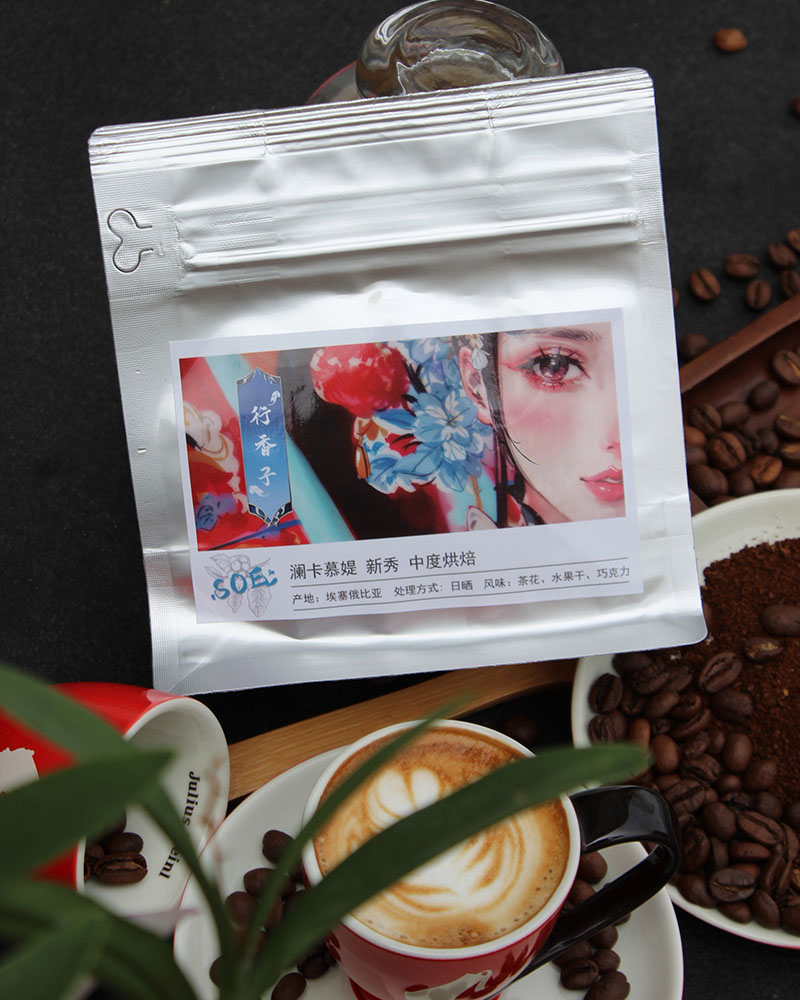 BIOKA贝欧卡行香子澜卡慕媞新秀咖啡豆100G