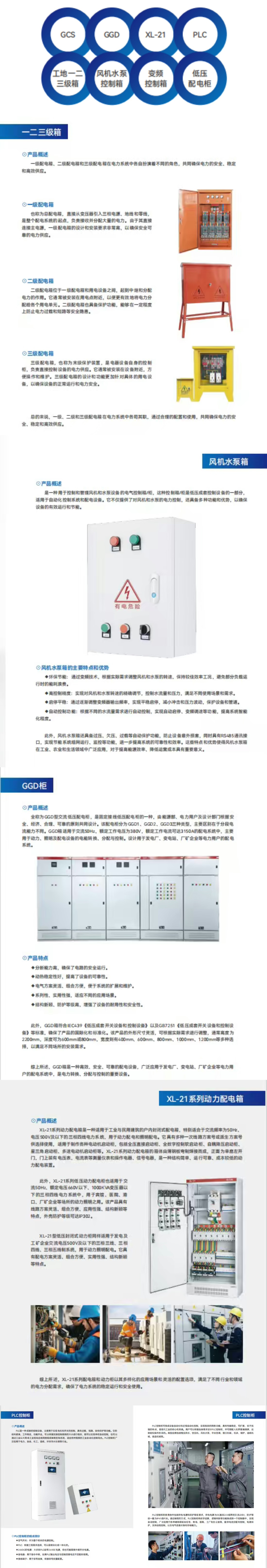 低压配电与自动化控制成套设备