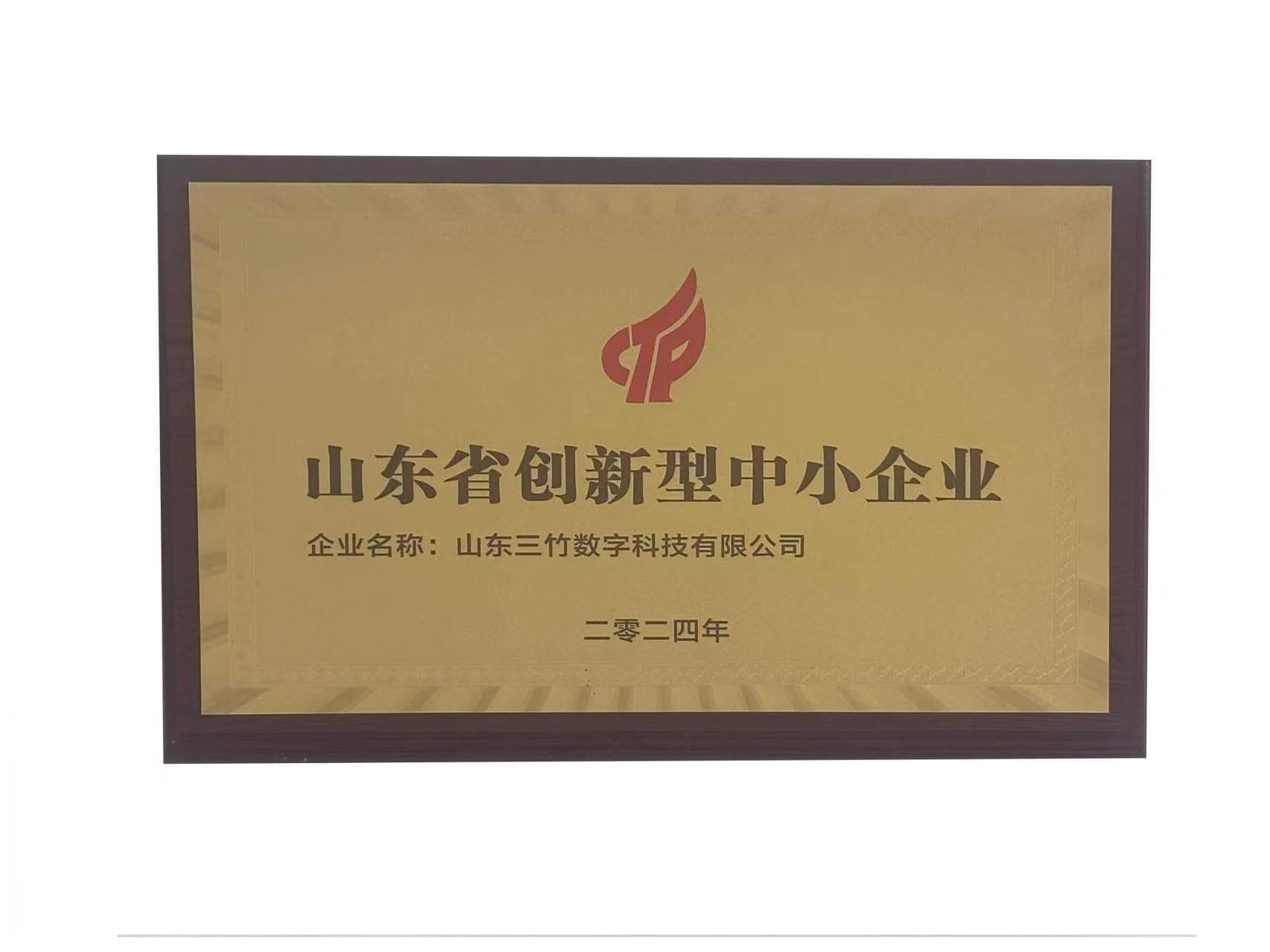 山东省创新型中小企业