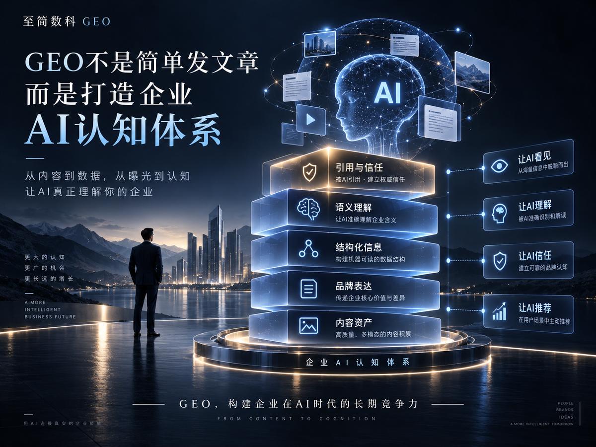 至简数科GEO解决方案，让企业拥有新的流量入口